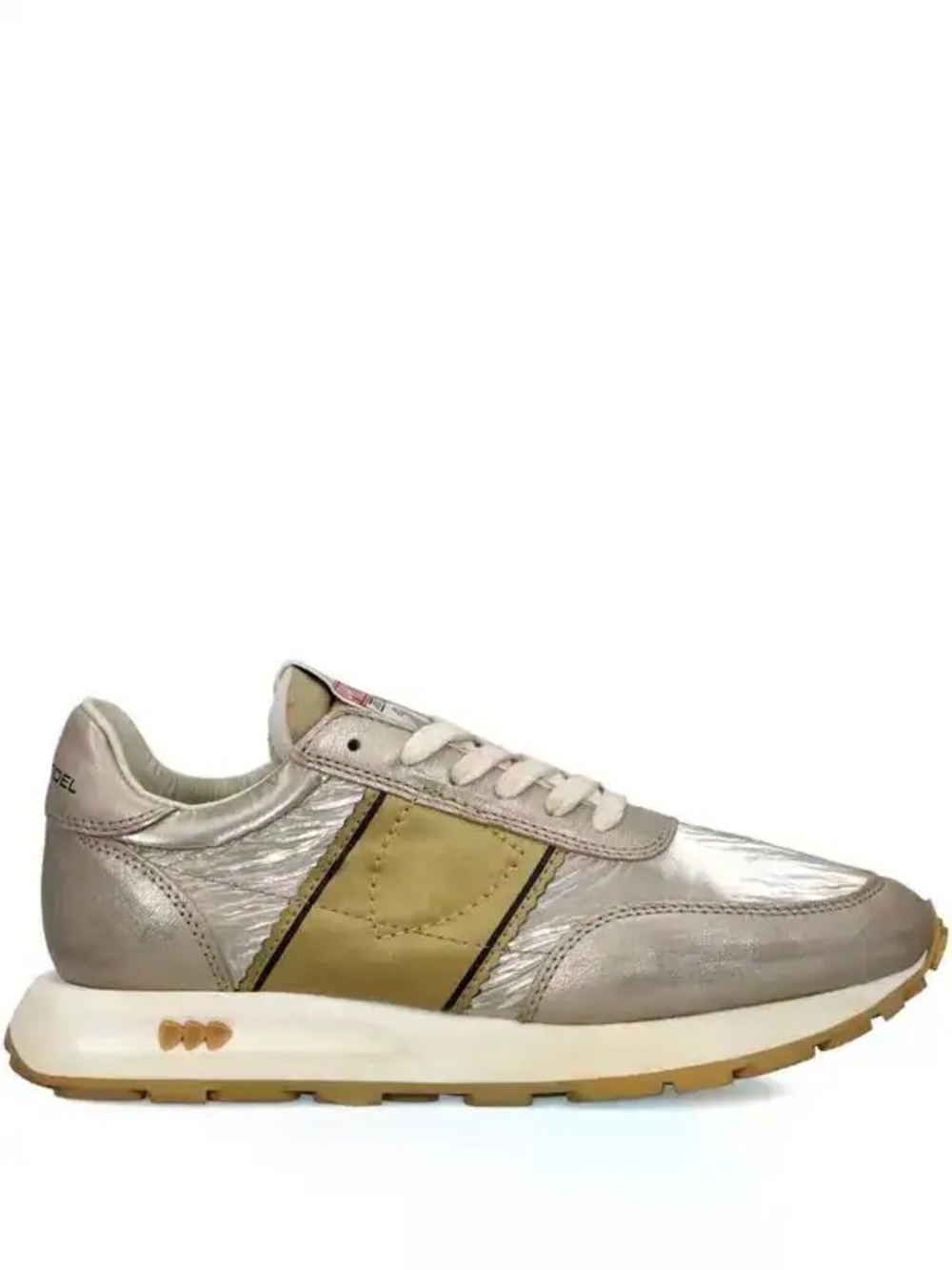 PHILIPPE MODEL Metallic Panel Low Top Sneakers Size 38
